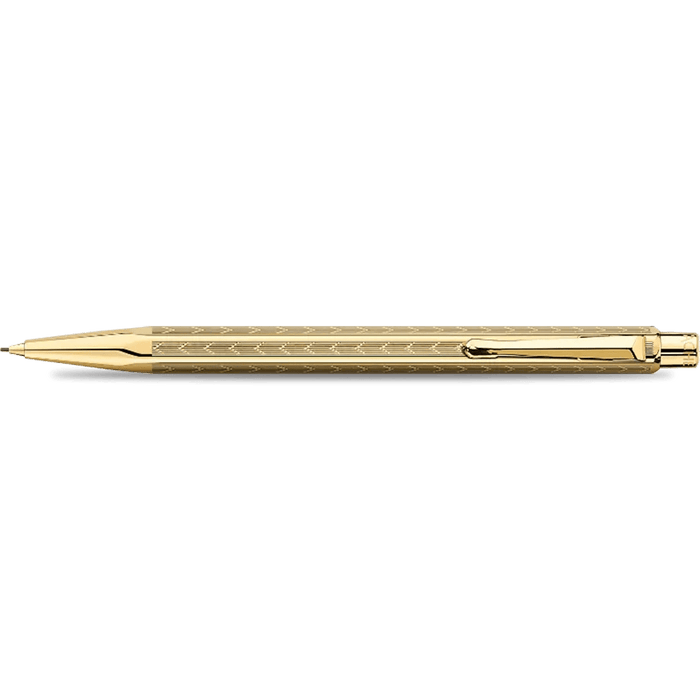 Caran d Ache Ecridor Mechanical Pencil - Chevron Gilded - Pen Boutique Ltd