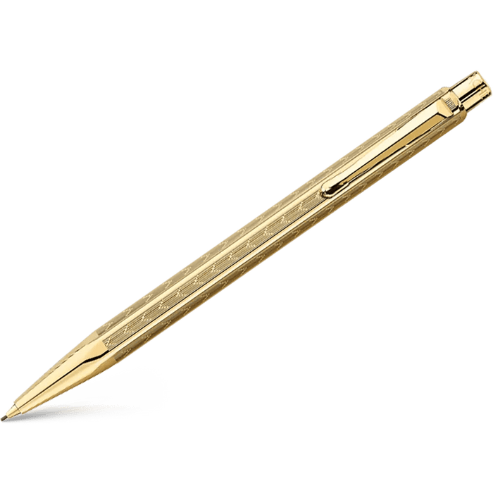 Caran d Ache Ecridor Mechanical Pencil - Chevron Gilded - Pen Boutique Ltd