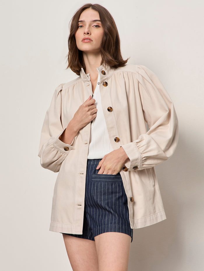 Carrie Denim Jacket Dark Opal