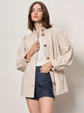 Carrie Denim Jacket Dark Opal