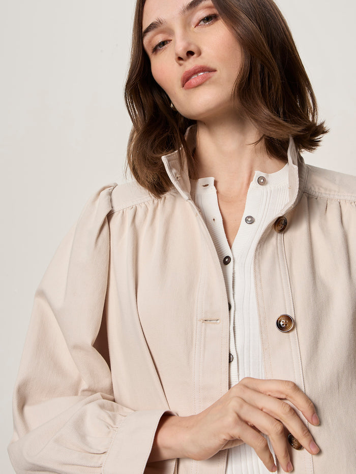 Carrie Denim Jacket Dark Opal