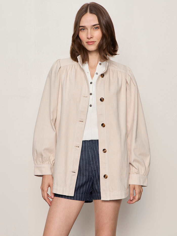 Carrie Denim Jacket Dark Opal