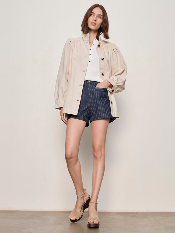 Carrie Denim Jacket Dark Opal