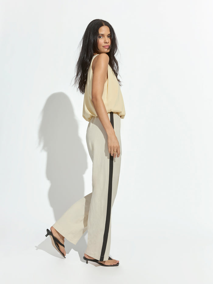 Casual Track Pant Summer Sand / Stripe