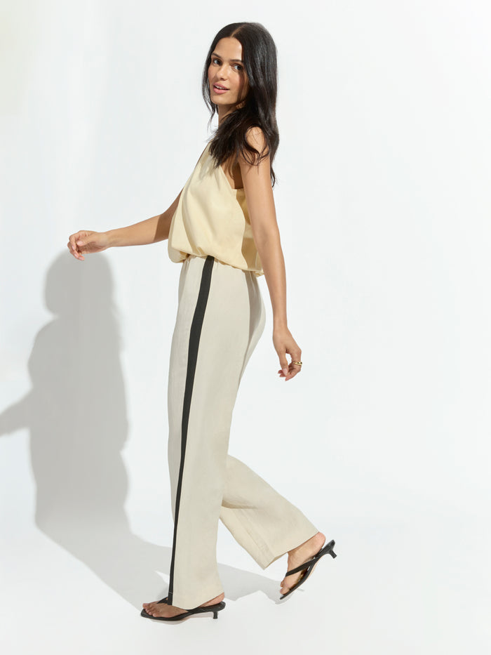 Casual Track Pant Summer Sand / Stripe