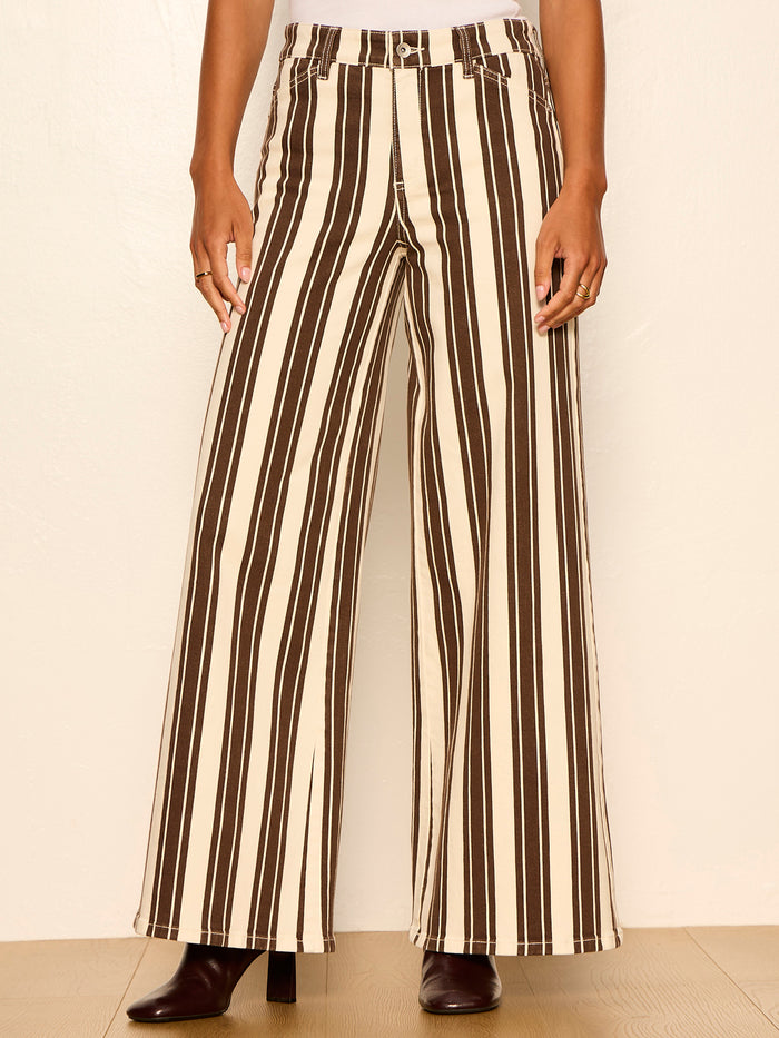 Celeste Wide Leg Jean Root Stripe