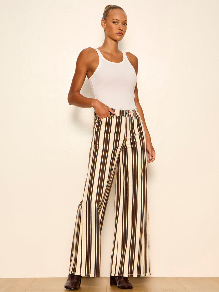 Celeste Wide Leg Jean Root Stripe