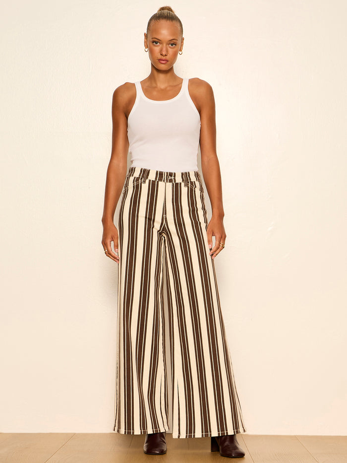 Celeste Wide Leg Jean Root Stripe