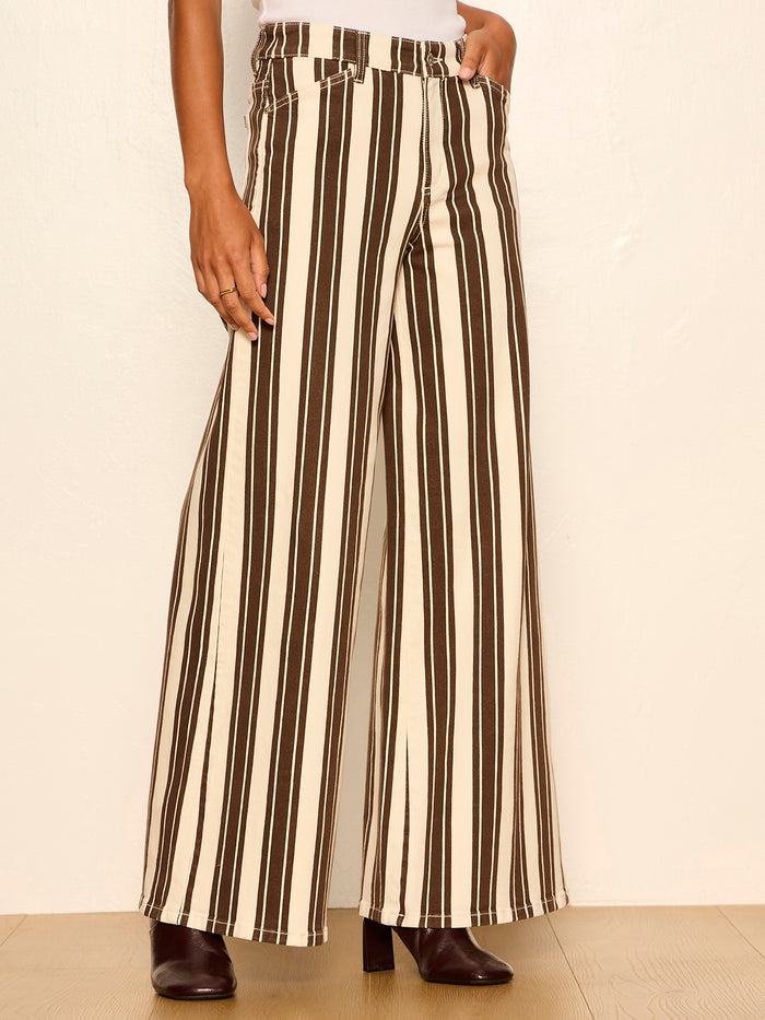 Celeste Wide Leg Jean Root Stripe