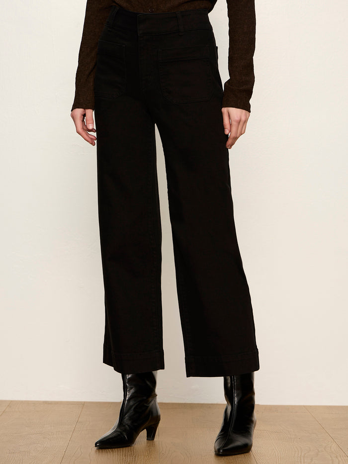 Chelsea Wide Leg Jean Black Eyeliner