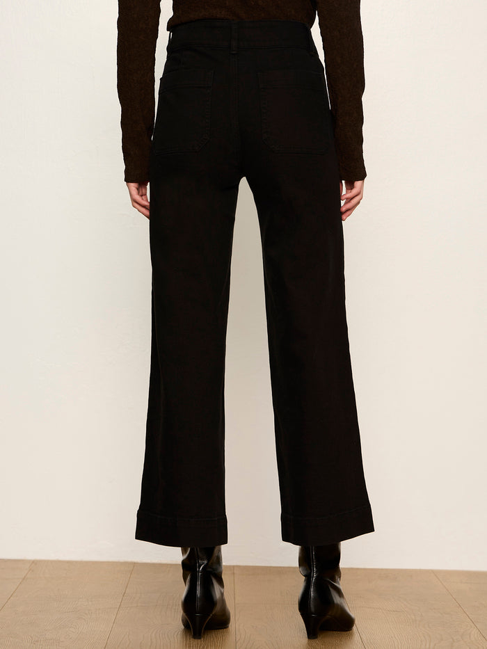 Chelsea Wide Leg Jean Black Eyeliner