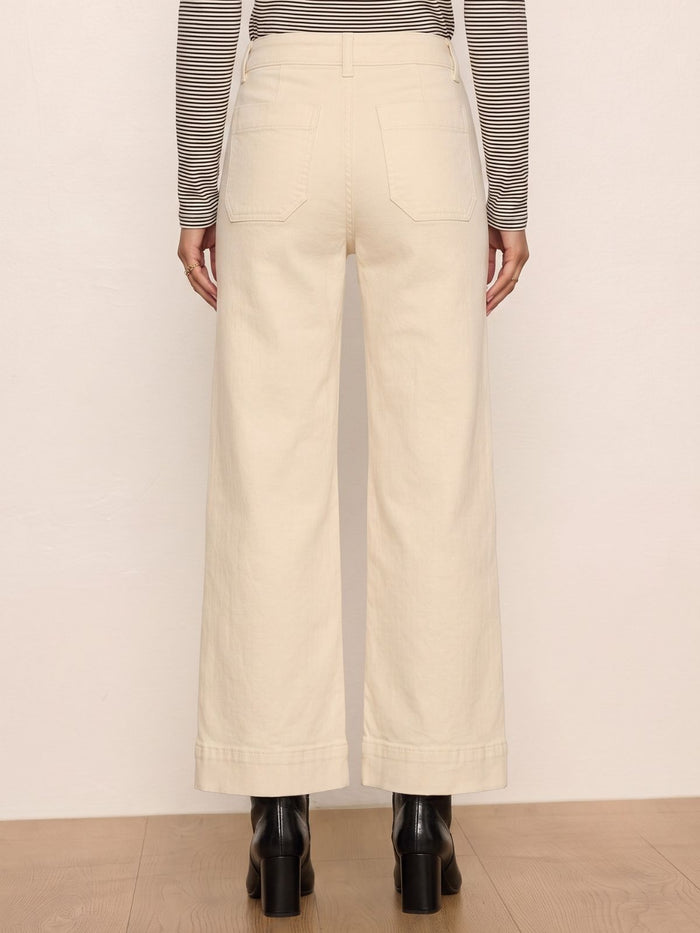 Chelsea Wide Leg Jean French Vanilla