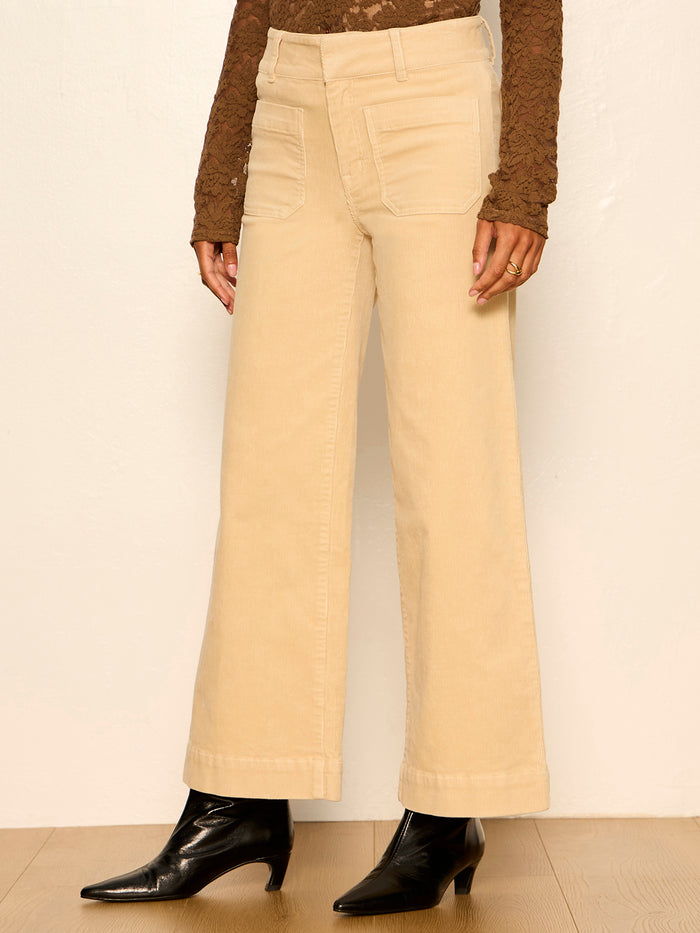 Chelsea Wide Leg Pant Light Goldie