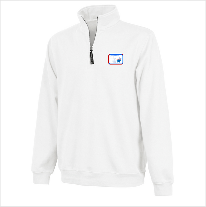CMMRC Charles River Crosswind 1/4 Zip Athletic Grey