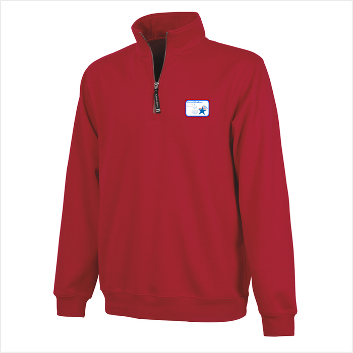 CMMRC Charles River Crosswind 1/4 Zip Athletic Grey