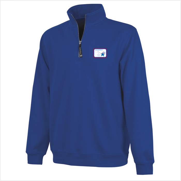 CMMRC Charles River Crosswind 1/4 Zip Athletic Grey