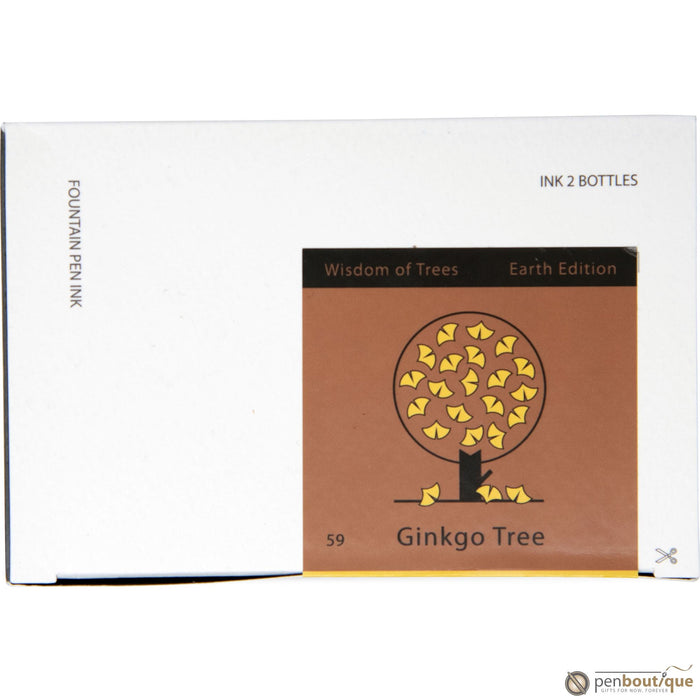 Colorverse Ink - Earth Edition - Ginkgo Tree & Golden Leaves - Pen Boutique Ltd