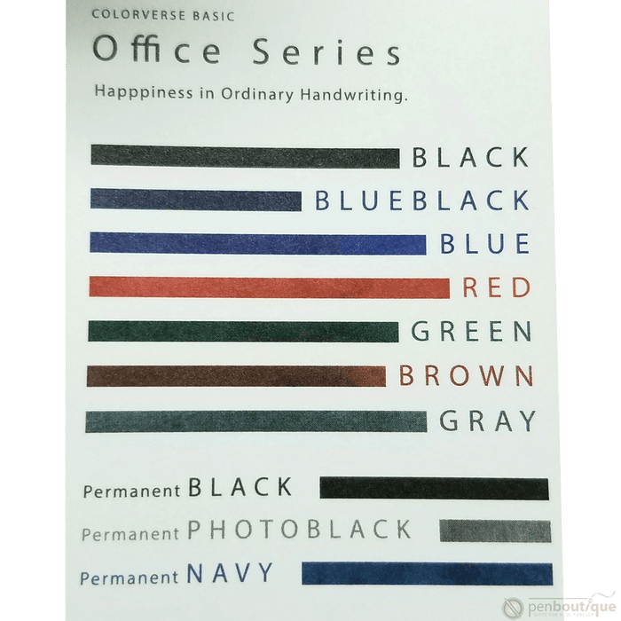 Colorverse Ink - Office Series - Permanent Photo Black - 30ml - Pen Boutique Ltd