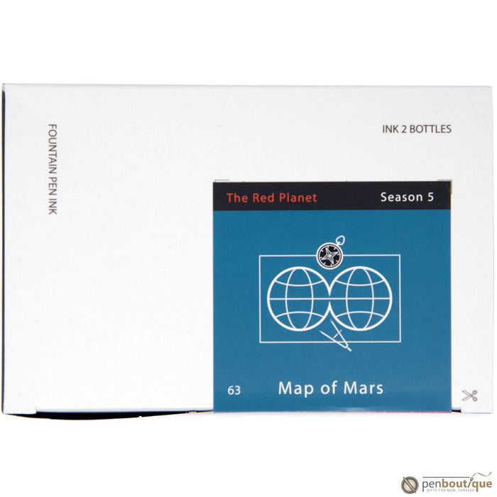 Colorverse Ink - The Red Planet - Map of Mars & Mars Attacks - Pen Boutique Ltd
