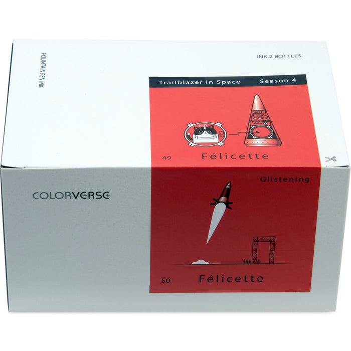 Colorverse Ink - Trailblazer In Space - Félicette & Félicette Glistening version - Pen Boutique Ltd