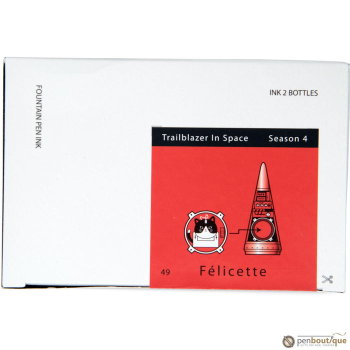 Colorverse Ink - Trailblazer In Space - Félicette & Félicette Glistening version - Pen Boutique Ltd