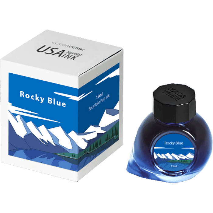 Colorverse USA Special Ink Bottle - Colorado (Rocky Blue) - 15 ml - Pen Boutique Ltd