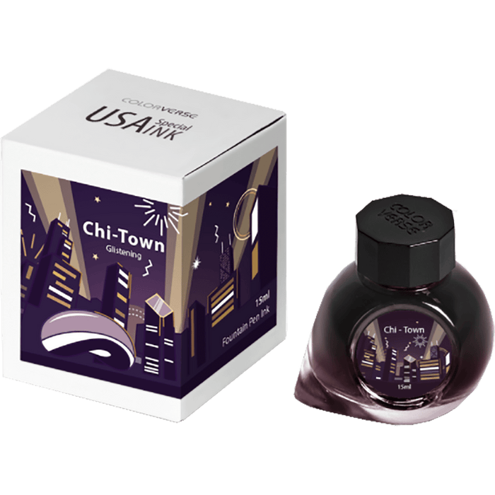 Colorverse USA Special Ink Bottle - Illinois (Chi - Town) - 15 ml - Pen Boutique Ltd
