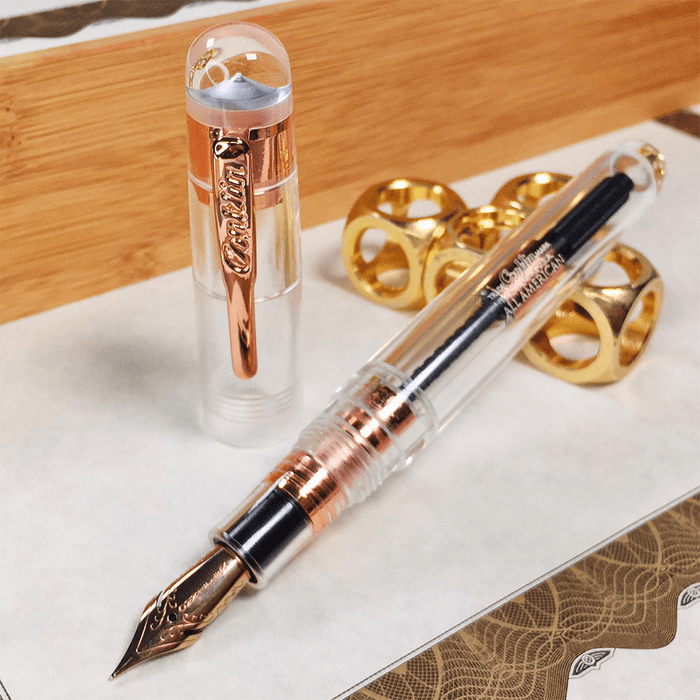 Conklin All American Collection Fountain Pen - Limited Edition - Demo Rose Gold - Pen Boutique Ltd