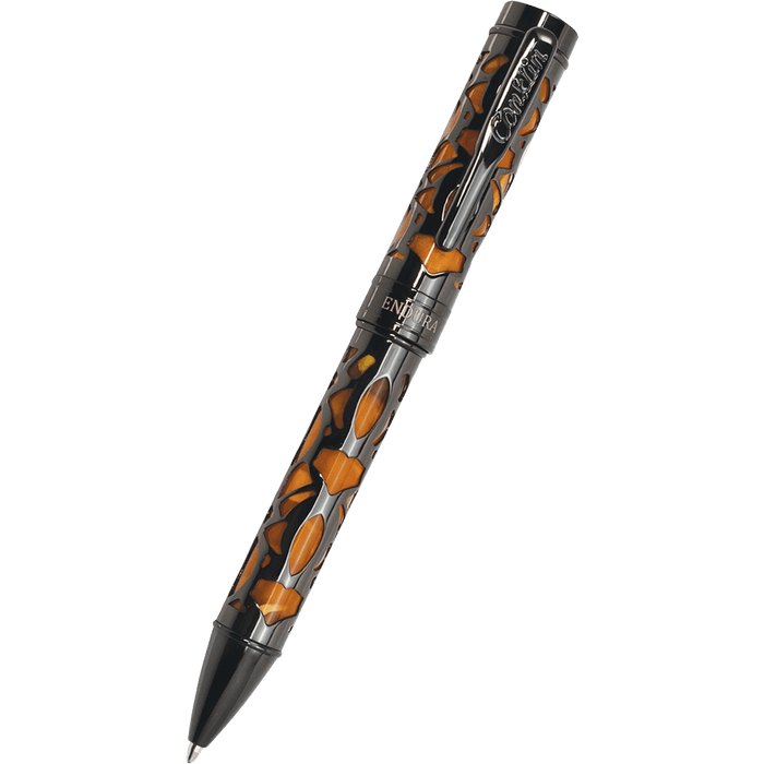 Conklin Endura Ballpoint Pen - Deco Crest Orange - Pen Boutique Ltd