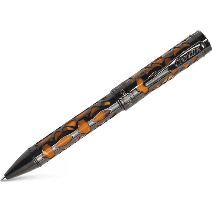 Conklin Endura Ballpoint Pen - Deco Crest Orange - Pen Boutique Ltd