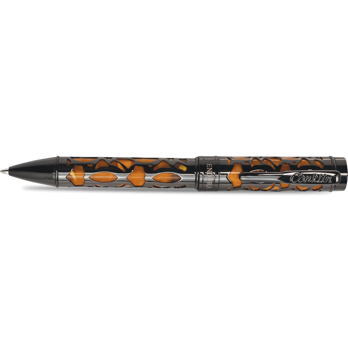 Conklin Endura Ballpoint Pen - Deco Crest Orange - Pen Boutique Ltd