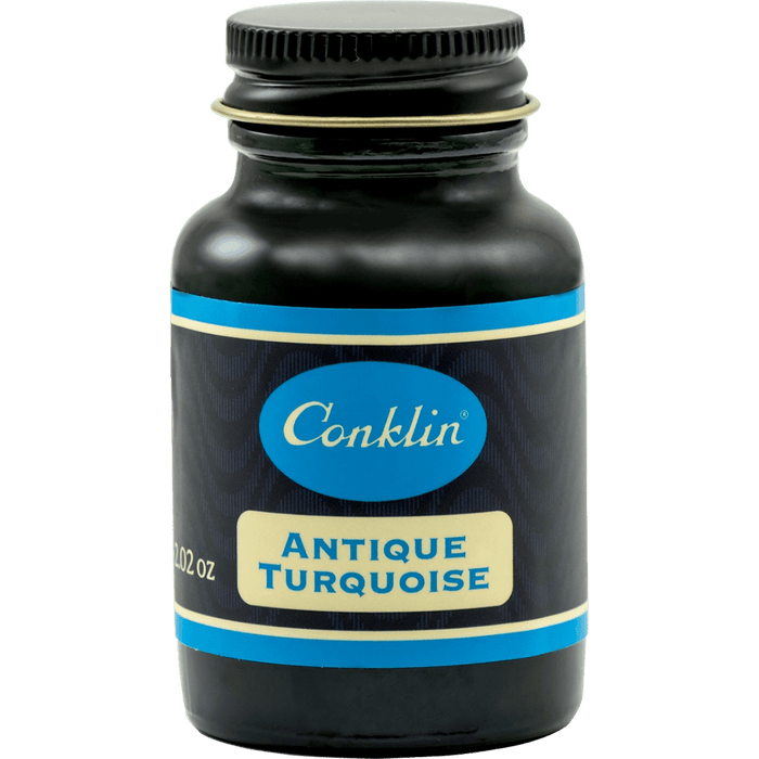 Conklin Ink Bottle - Antique Turquoise - 60 ml - Pen Boutique Ltd