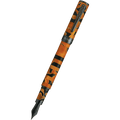 Conklin Stylograph Fountain Pen - Mosaic Orange/Black - Pen Boutique Ltd