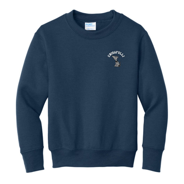 Crisafulli School Crew Neck Sweatshirt Personalized