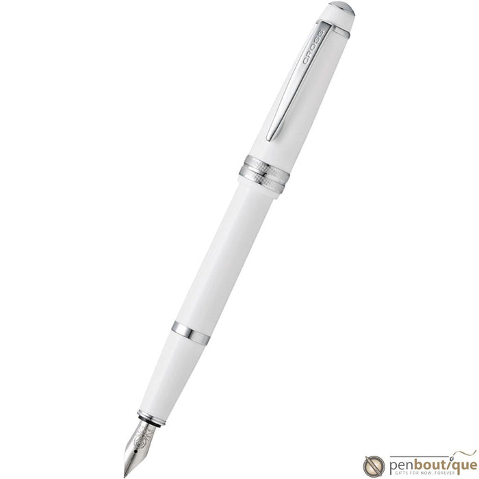 Cross Bailey Light Fountain Pen - Polished White - Pen Boutique Ltd