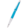 Cross Beverly Fountain Pen - Translucent Teal - Medium - Pen Boutique Ltd