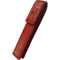 Cross Red Leather Single Pen Case Flap - Pen Boutique Ltd