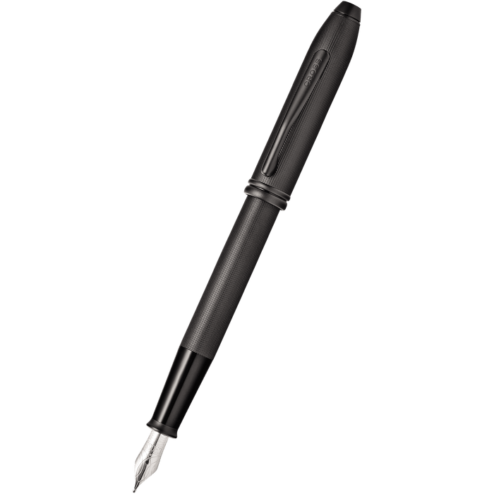 Cross Townsend Fountain Pen - Black Micro Knurl - Pen Boutique Ltd