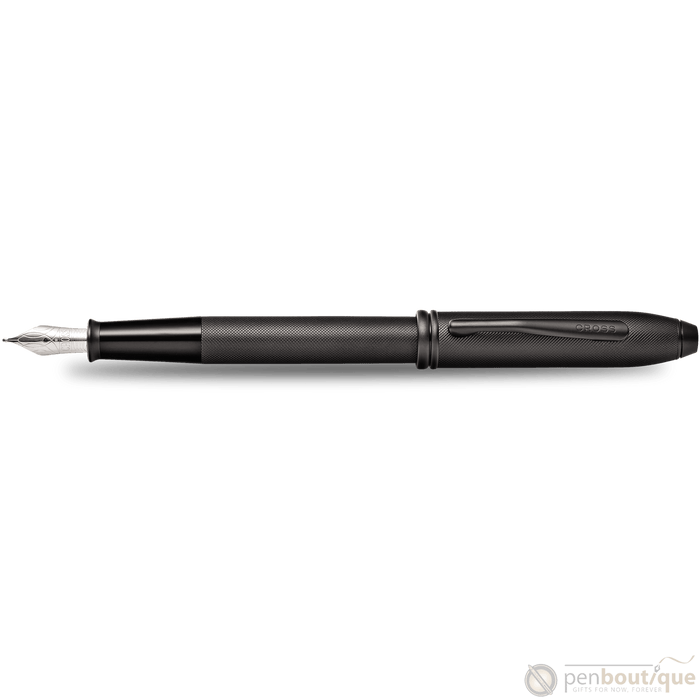 Cross Townsend Fountain Pen - Black Micro Knurl - Pen Boutique Ltd