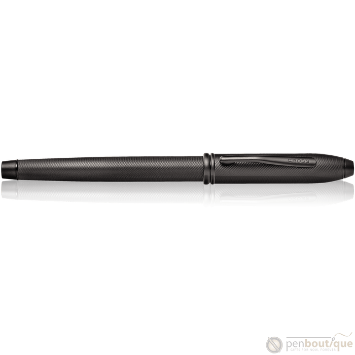 Cross Townsend Fountain Pen - Black Micro Knurl - Pen Boutique Ltd