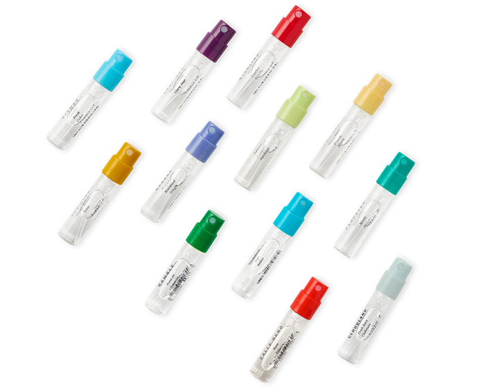 many vials laying down
