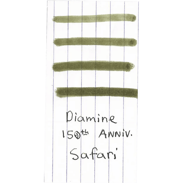 Diamine 150th Anniversary Ink Bottle - Safari Green - 40ml - Pen Boutique Ltd