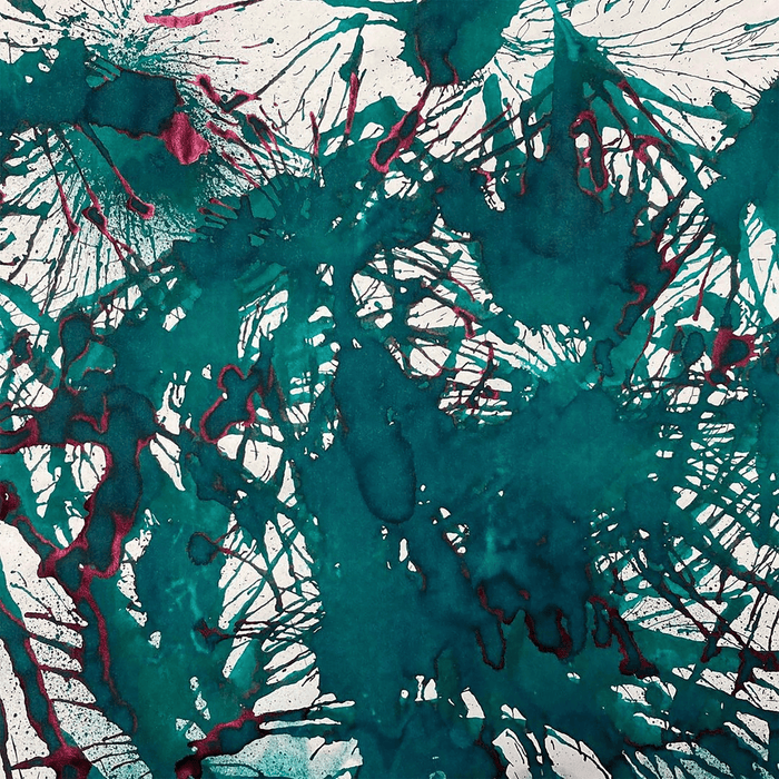 Diamine Ink Bottle - 2019 Inkvent - Blue Edition - Sheen Ink Bottle - Holly - 50ml - Pen Boutique Ltd