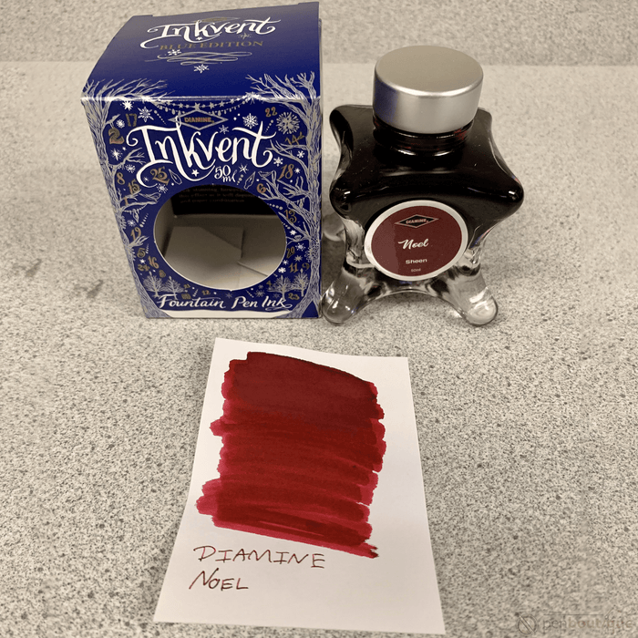 Diamine Ink Bottle - 2019 Inkvent - Blue Edition - Sheen Ink Bottle - Noel - 50ml - Pen Boutique Ltd