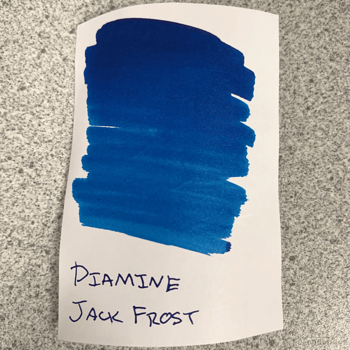 Diamine Ink Bottle - 2019 Inkvent - Blue Edition - Shimmer & Sheen Ink Bottle - Jack Frost - 50ml - Pen Boutique Ltd