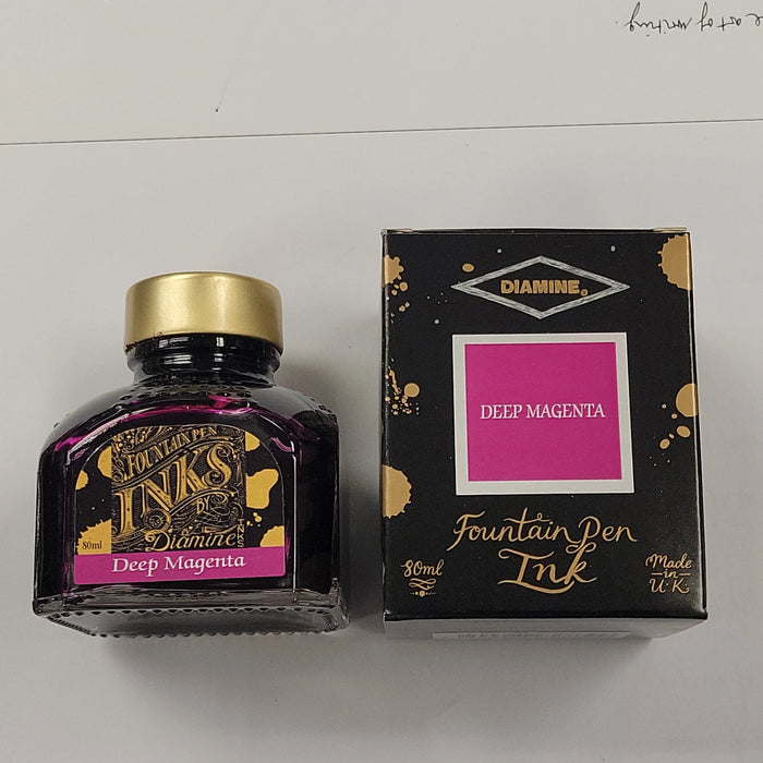 Diamine Ink Bottle - Deep Magenta - 80 ml - Pen Boutique Ltd