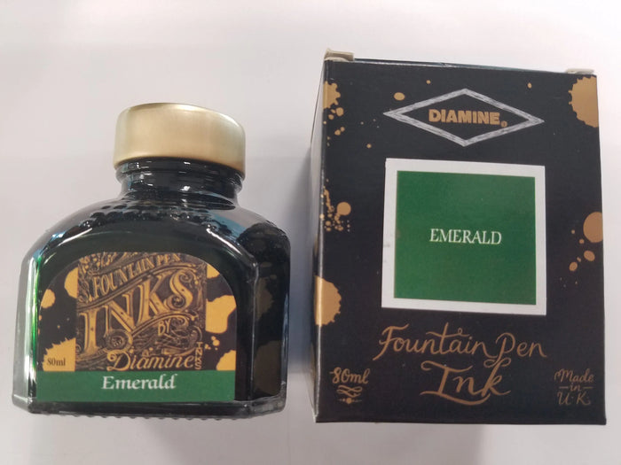 Diamine Ink Bottle - Emerald - 80 ml - Pen Boutique Ltd