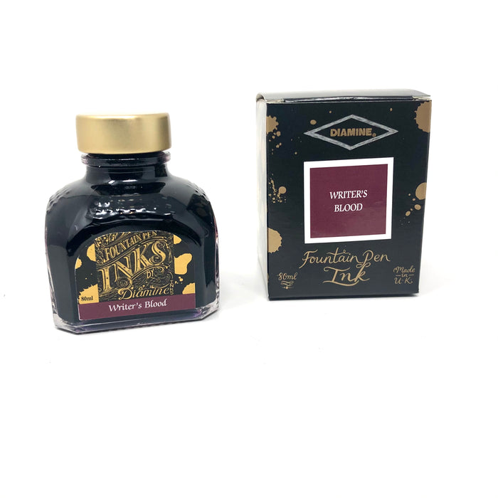 Diamine Ink Bottle - Writer's Blood - 80ml - Pen Boutique Ltd