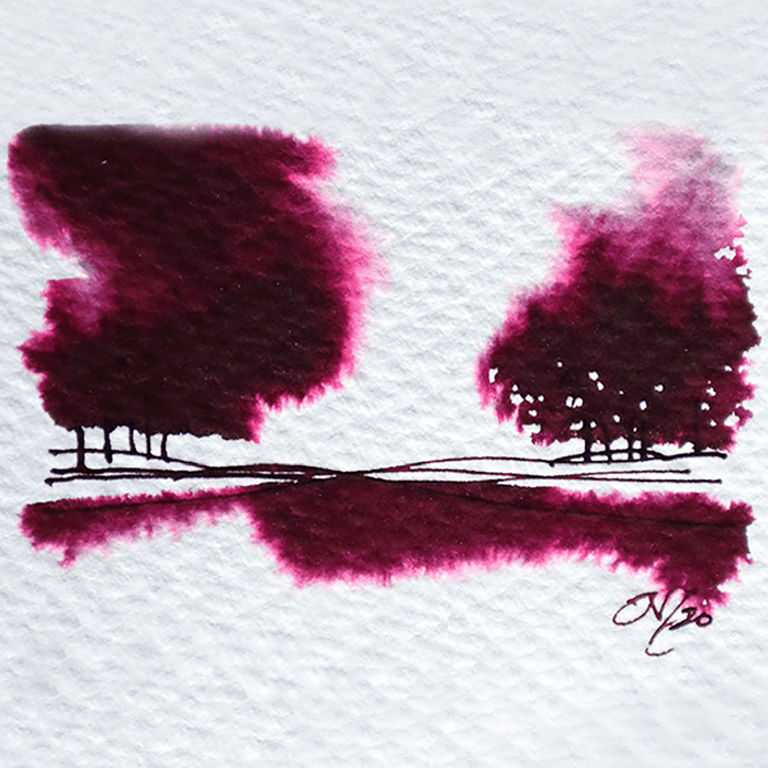 Diamine Ink Bottle - Writer's Blood - 80ml - Pen Boutique Ltd