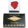 Diamine Ink Cartridges - Monaco Red - 18/pk - Pen Boutique Ltd